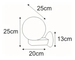 Sklep Kaja Kinkiet zewnętrzny K-MB-OGROD NF2803L6 DYM ASTRID | Kaja Oświetlenie