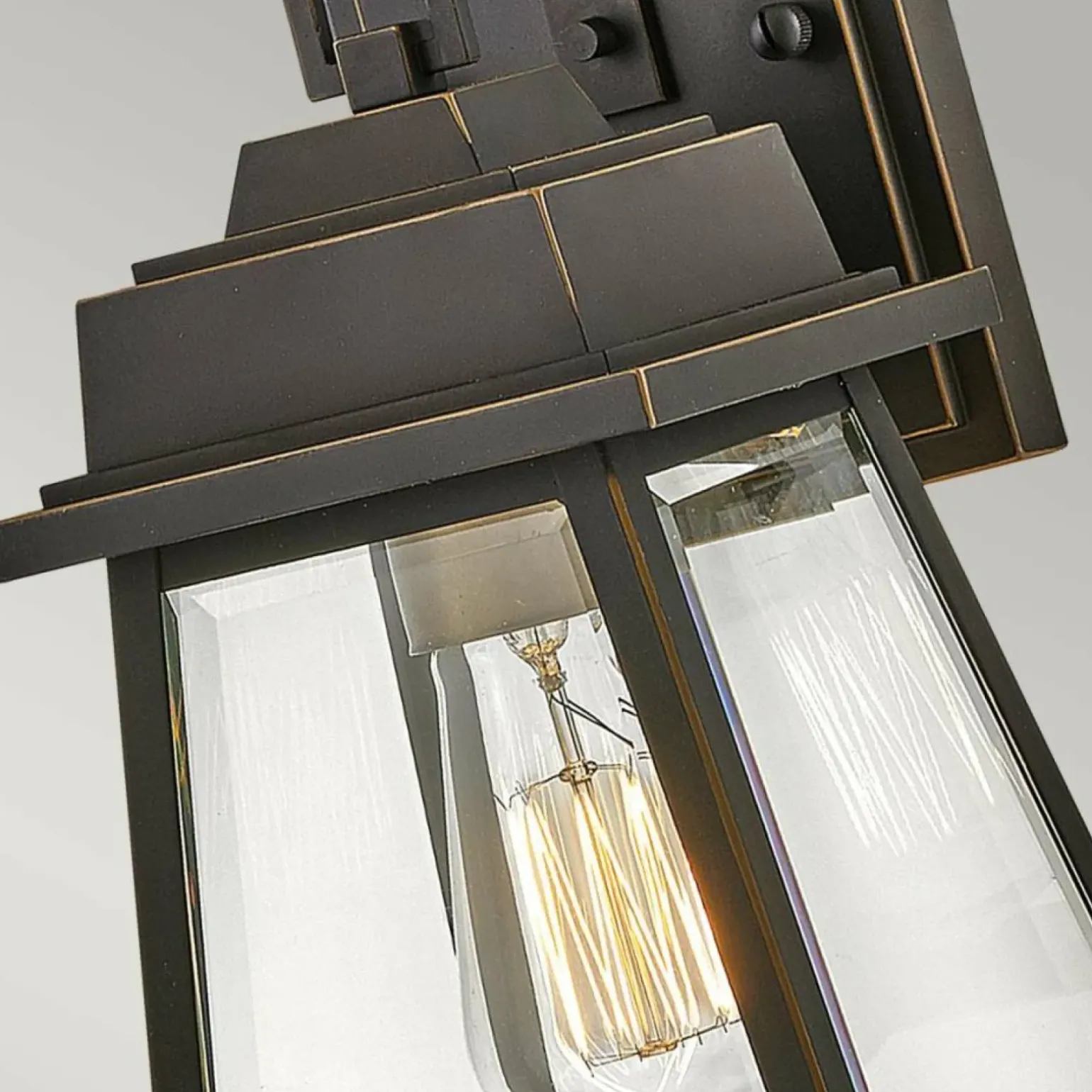 Sklep Kaja Kinkiet zewnętrzny w brązie HK-BAINBRIDGE-S-OZ z serii BAINBRIDGE