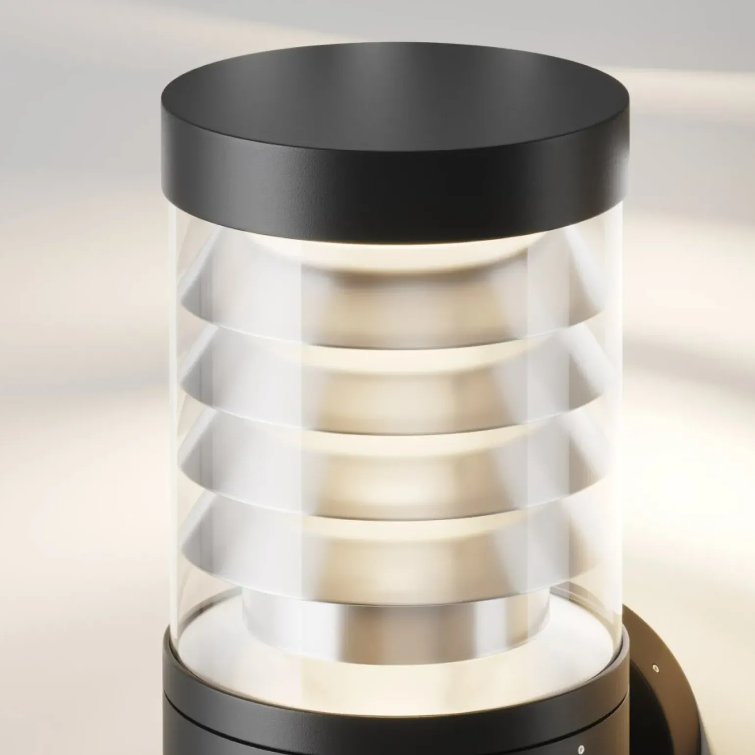 Sklep Kaja Kinkiet zewnętrzny w czarnym kolorze IP54 O439WL-L12GF3K z serii SPIR