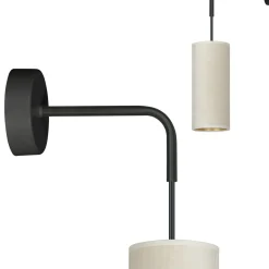 Sklep Kaja Klasyczna lampa ścienna do przytulnej sypialni 1059/K1 BENTE | Kaja