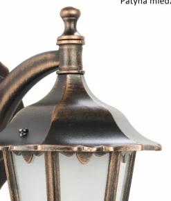 Sklep Kaja Klasyczna lampa ścienna, elewacyjna K 3012/1/M z serii RETRO MIDI | Kaja Oświetl