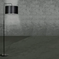 Sklep Kaja Klasyczna lampa podłogowa z abażurem 570/1 TRAPO | Kaja Oświetlenie