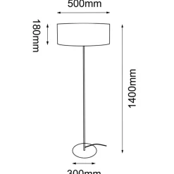 Sklep Kaja Klasyczna lampa podłogowa do salonu ANT 2016 LAMEGO | Kaja Oświetlenie