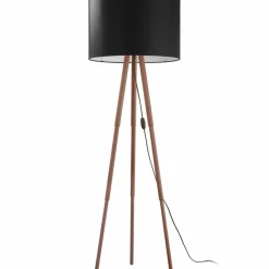Sklep Kaja Klasyczna lampa stojąca drewniany trójnóg TK 5286 TOKYO | Kaja