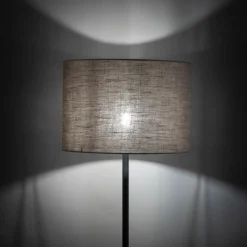 Sklep Kaja Klasyczna lampa stojąca z jutowym abażurem TK 16012 EARTH | Kaja