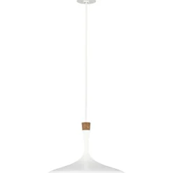 Best Klasyczna lampa wisząca, biała FE-DARWIN-P z serii DARWIN Żyrandole Nowoczesne