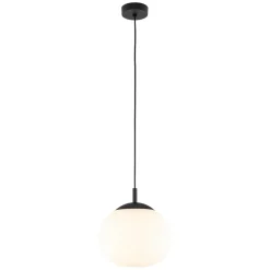 Store Klasyczna lampa wisząca do sypialni ⌀25cm TK 4759 VIBE WHITE | Kaja Żyrandole Nowoczesne