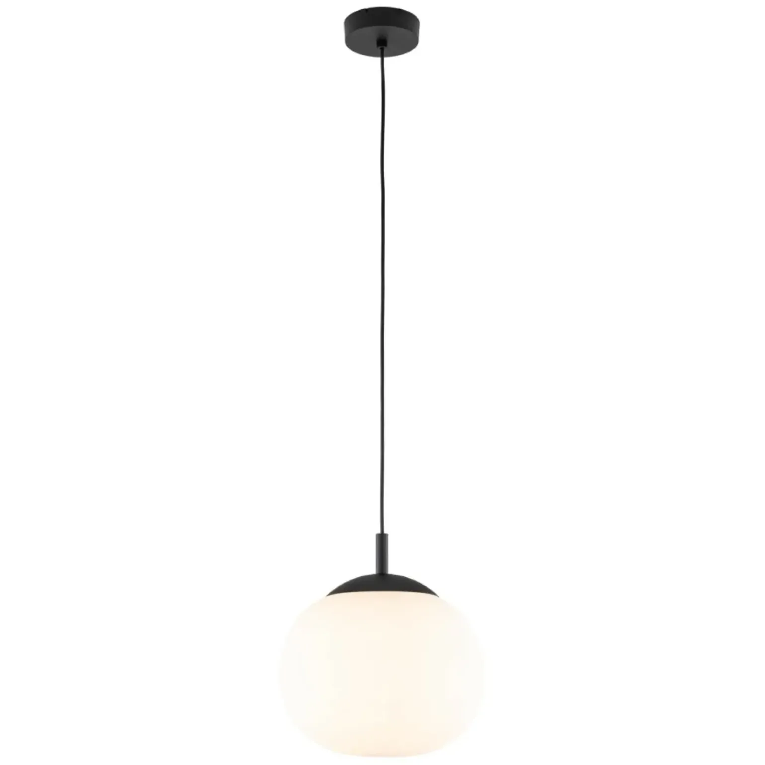 Store Klasyczna lampa wisząca do sypialni ⌀25cm TK 4759 VIBE WHITE | Kaja Żyrandole Nowoczesne