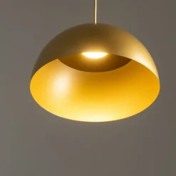 Fashion Klasyczna lampa wisząca do kuchni, złoty zwis 10616 HEMISPHERE | Kaja Żyrandole Nowoczesne