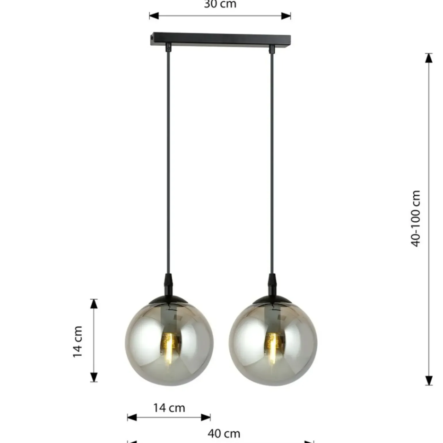 Hot Klasyczna lampa wisząca idealna do salonu 712/2 | Kaja Oświetlenie Żyrandole Nowoczesne