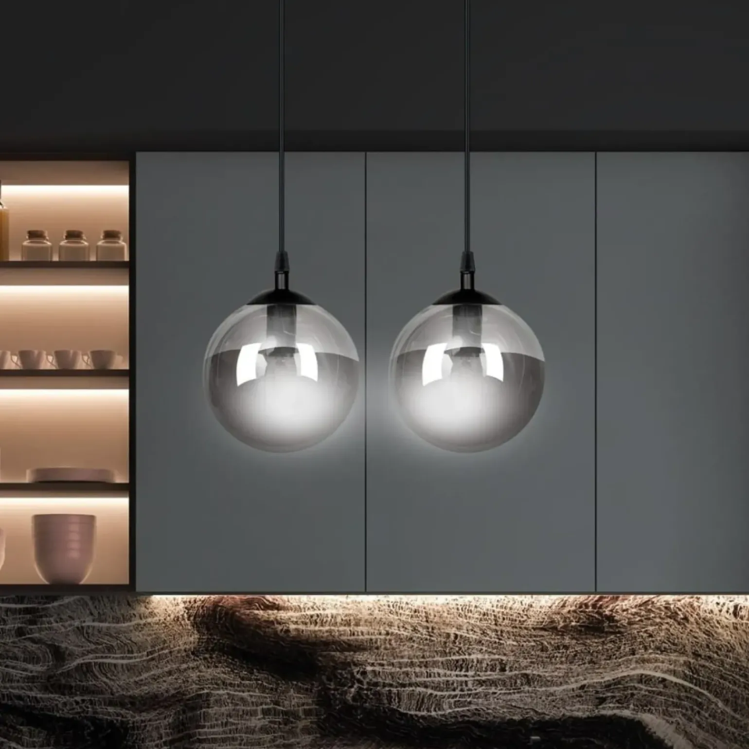 Hot Klasyczna lampa wisząca idealna do salonu 712/2 | Kaja Oświetlenie Żyrandole Nowoczesne