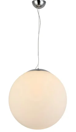 Cheap Klasyczna lampa wisząca z dużą kulą ⌀30cm AZ2516 WHITE BALL | Kaja Żyrandole Nowoczesne
