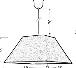 Sklep Kaja Klasyczna lampa z m abażurem 31-03263 ROBIN | Kaja Oświetlenie