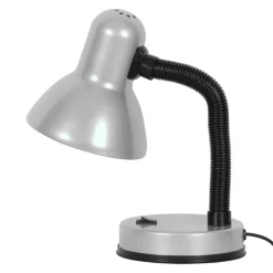 Sklep Kaja Klasyczna lampka biurkowa K-MT-203 SREBRNA CARIBA | Kaja Oświetlenie