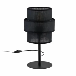 Sklep Kaja Klasyczna lampka na szafkę w sypialni TK 5895 CALISTO BLACK | Kaja