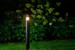 Sklep Kaja Klasyczna, prosta lampa ogrodowa słupek 11373 IDA | Kaja Oświetlenie