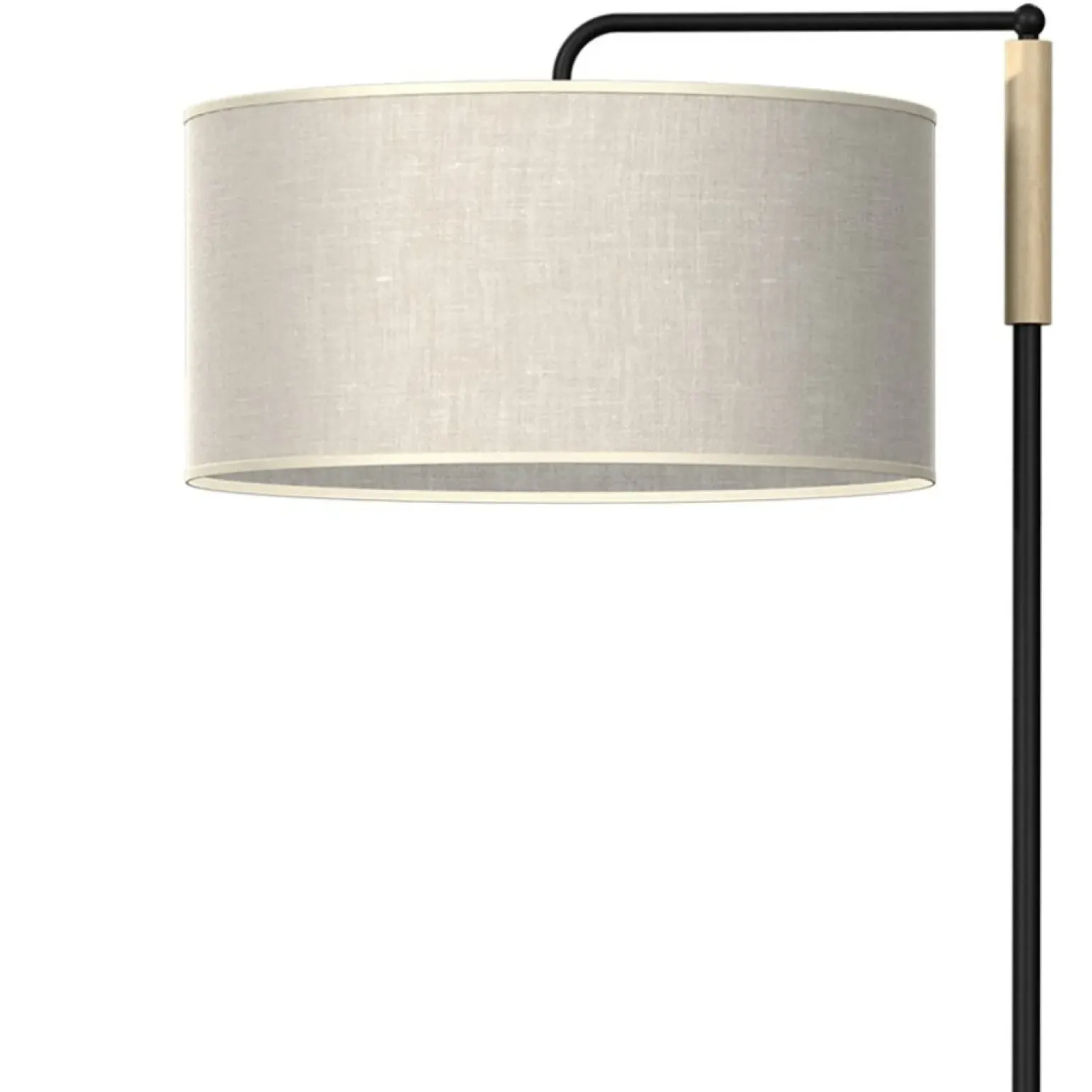 Sklep Kaja Klasyczna, prosta lampa podłogowa z abażurem MLP7454 ATLANTA | Kaja