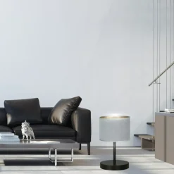 Sklep Kaja Klasyczna, prosta lampka nocna z abażurem 1050/LN1 HILDE | Kaja