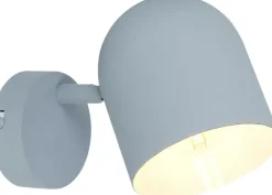 Sklep Kaja Klasyczna, szara, matowa lampa ścienna 91-63205 AZURO | Kaja