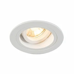 Sklep Kaja Klasyczne, białe oczko podtynkowe do korytarza 92699-N z serii CHUCK