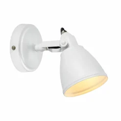 Sklep Kaja Klasyczny kinkiet ścienny z białym kloszem 108084 | Kaja Oświetlenie