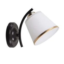 Sklep Kaja Klasyczny kinkiet ścienny, czarna oprawa 21-22615 z serii GRECO | Kaja Oświetlen