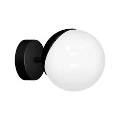 Sklep Kaja Klasyczny kinkiet ścienny z czarną oprawą MLP8854 z serii SFERA | Kaja Oświetlen