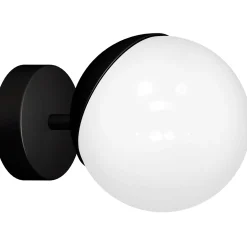 Sklep Kaja Klasyczny kinkiet ścienny z czarną oprawą MLP8854 z serii SFERA | Kaja Oświetlen