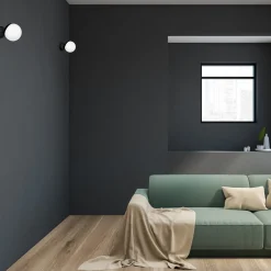 Sklep Kaja Klasyczny kinkiet ścienny z czarną oprawą MLP8854 z serii SFERA | Kaja Oświetlen