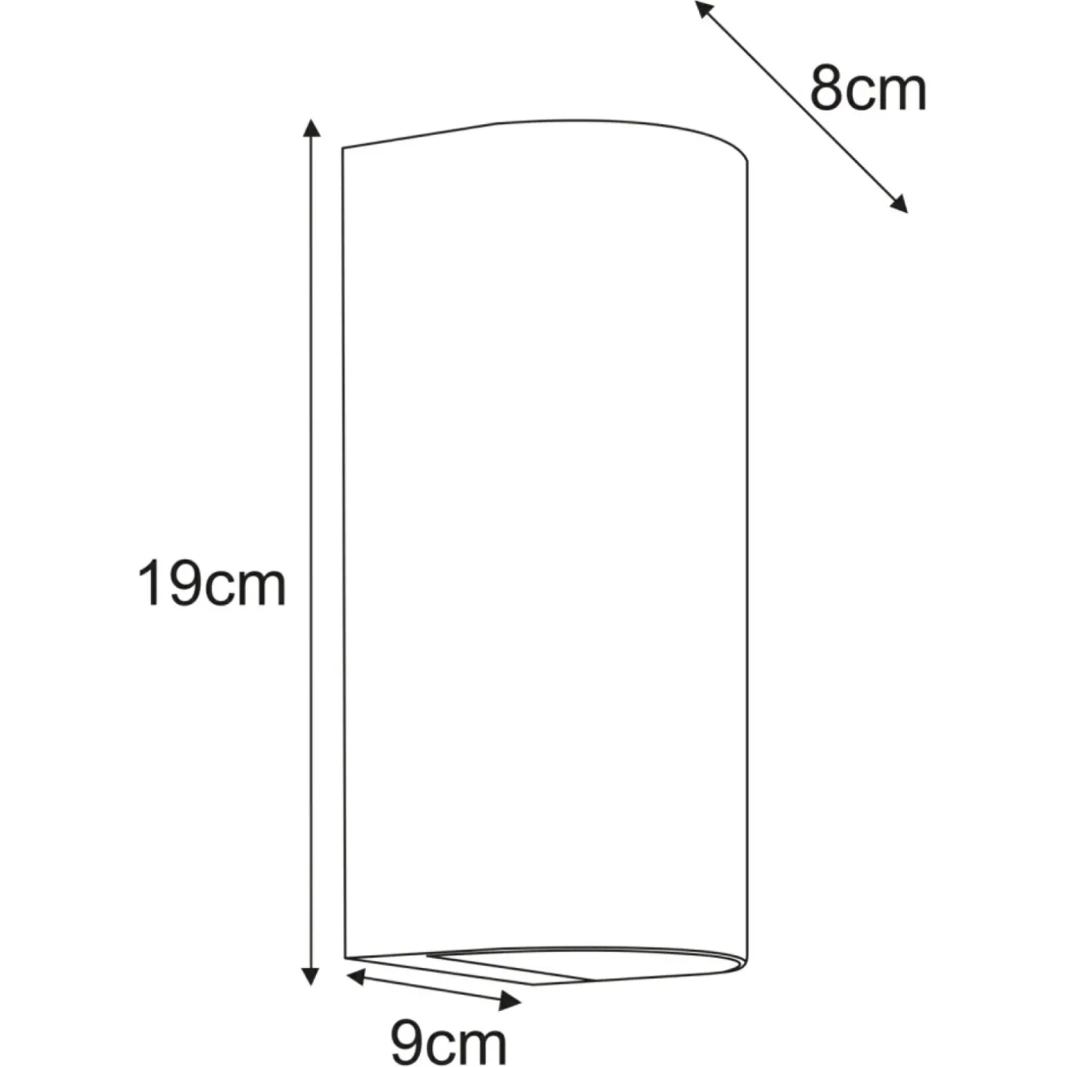 Sklep Kaja Klasyczny kinkiet elewacyjny, na dwie żarówki K-8209 z serii PRIMA