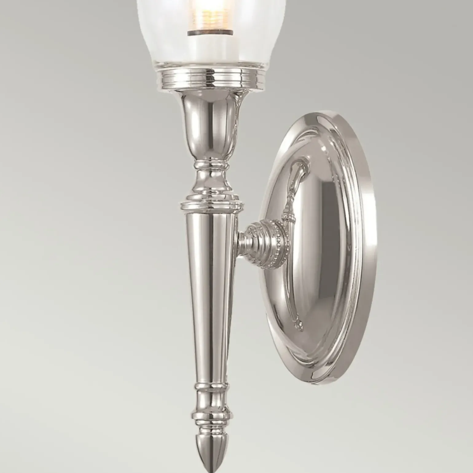 Sklep Kaja Klasyczny kinkiet w kolorze niklu BATH-DRYDEN2-PN z serii DRYDEN