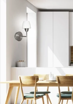 Sklep Kaja Klasyczny kinkiet z białym kloszem 21-10622 TOGO | Kaja Oświetlenie