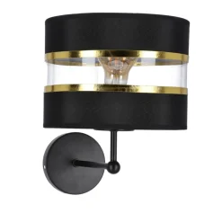 Sklep Kaja Klasyczny kinkiet z czarno-m abażurem 21-06134 z serii ANDY