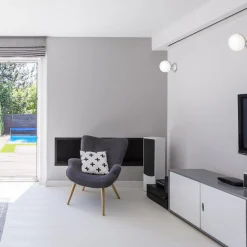 Sklep Kaja Klasyczny kinkiet z ozdobnym akcentem MLP5423 z serii SFERA WOOD | Kaja Oświetle