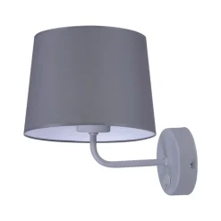 Sklep Kaja Klasyczny kinkiet z włącznikiem K-4371 REMI GRAY | Kaja Oświetlenie