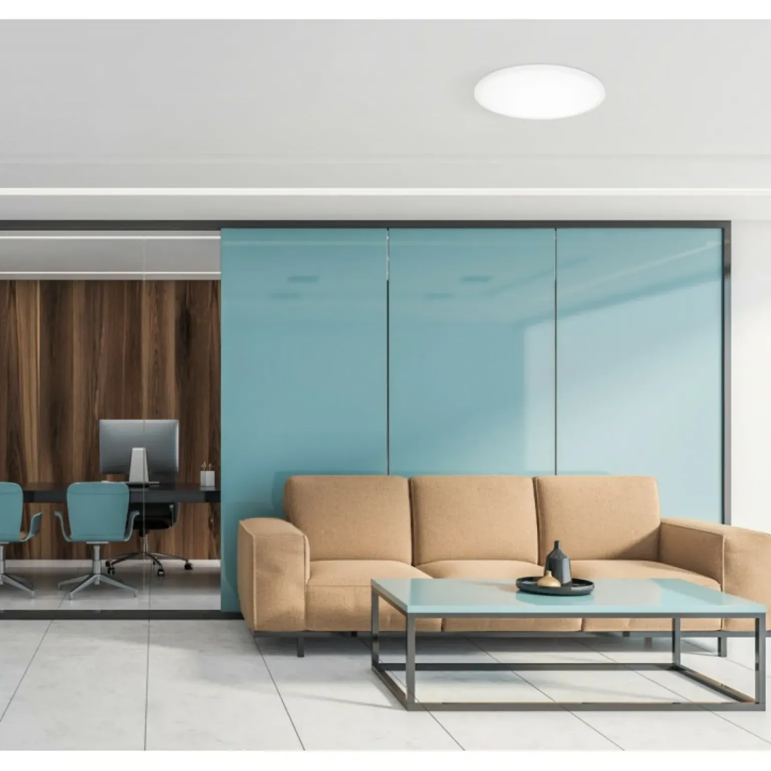 Sklep Kaja Klasyczny ledowy plafon ⌀60cm 3000K PLF-7001-600R-WH-3K z serii PELARO