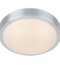 Sklep Kaja Klasyczny plafon aluminiowa oprawa i klosz 105957 | Kaja Oświetlenie