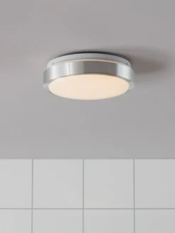 Sklep Kaja Klasyczny plafon aluminiowa oprawa i klosz 105957 | Kaja Oświetlenie