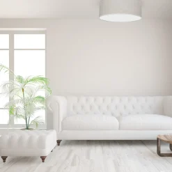 Sklep Kaja Klasyczny plafon w szarym kolorze, do salonu MLP7499 z serii LINO | Kaja Oświetl