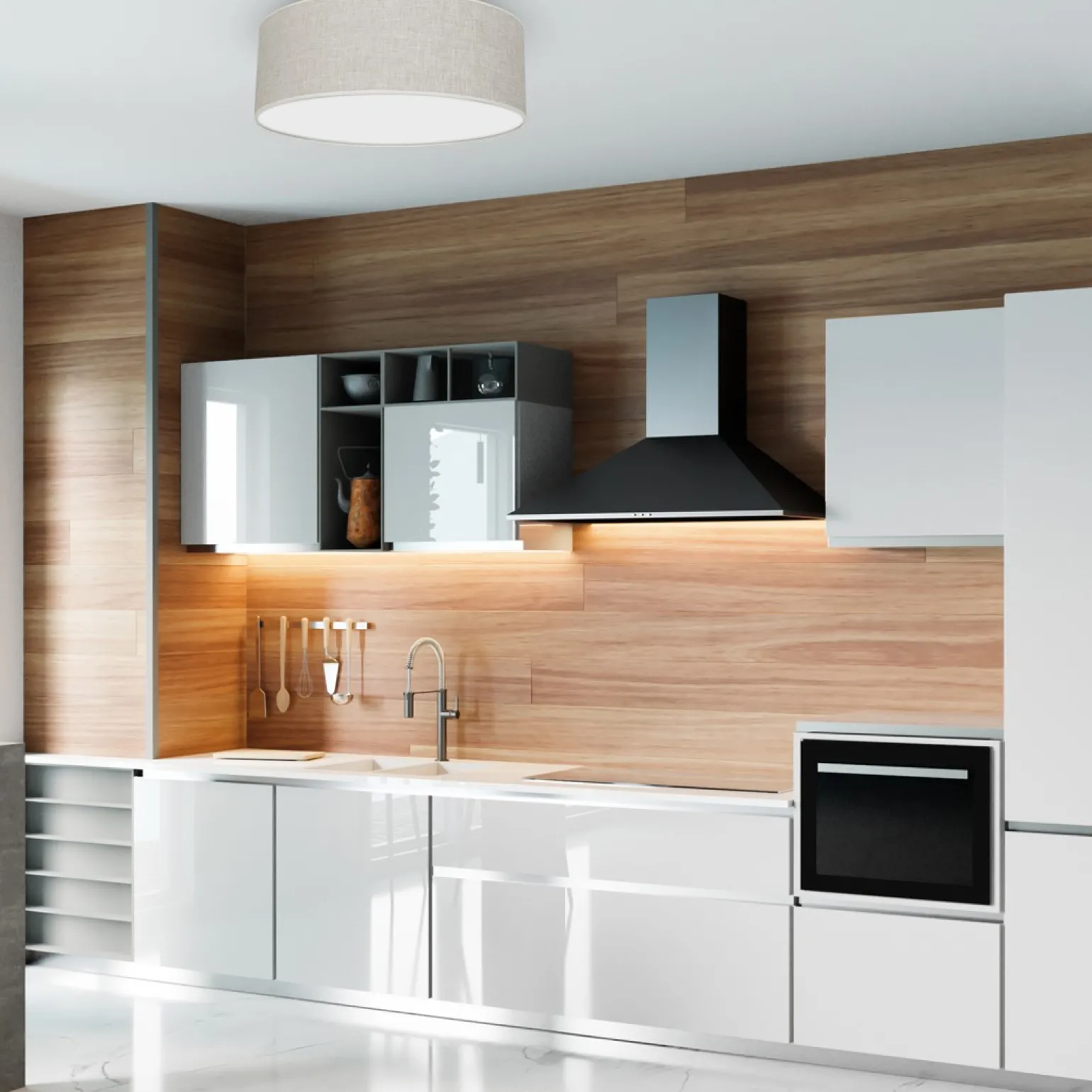 Sklep Kaja Klasyczny plafon w szarym kolorze, do salonu MLP7499 z serii LINO | Kaja Oświetl