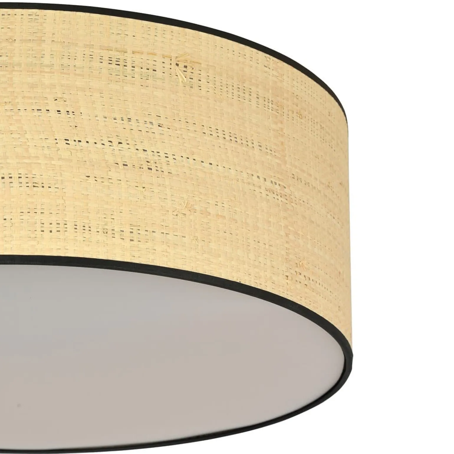 Sklep Kaja Klasyczny plafon z rattanowym abażurem 1149/3 ASTON | Kaja Oświetlenie