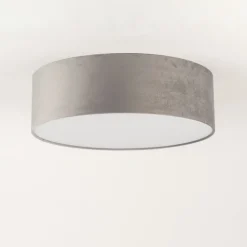 Sklep Kaja Klasyczny plafon z szarym abażurem ⌀50cm SIG 40654 SOFT | Kaja