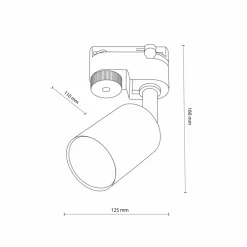 Sklep Kaja Klasyczny reflektor do szyny jednofazowej TK 5685 TRACER | Kaja