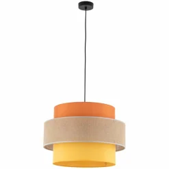 Store Kolorowa lampa wisząca do sypialni TK 2783 TRIO JUTA | Kaja Żyrandole Nowoczesne
