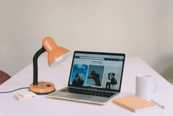 Sklep Kaja Kolorowa lampka dla ucznia K-MT-203 POMARAŃCZOWY CARIBA | Kaja