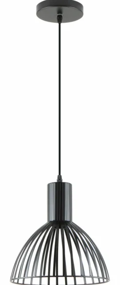 Outlet Kopułowa, druciana lampa wisząca E27 ZM A8082-BK z serii DOLIA | Kaja Żyrandole Nowoczesne