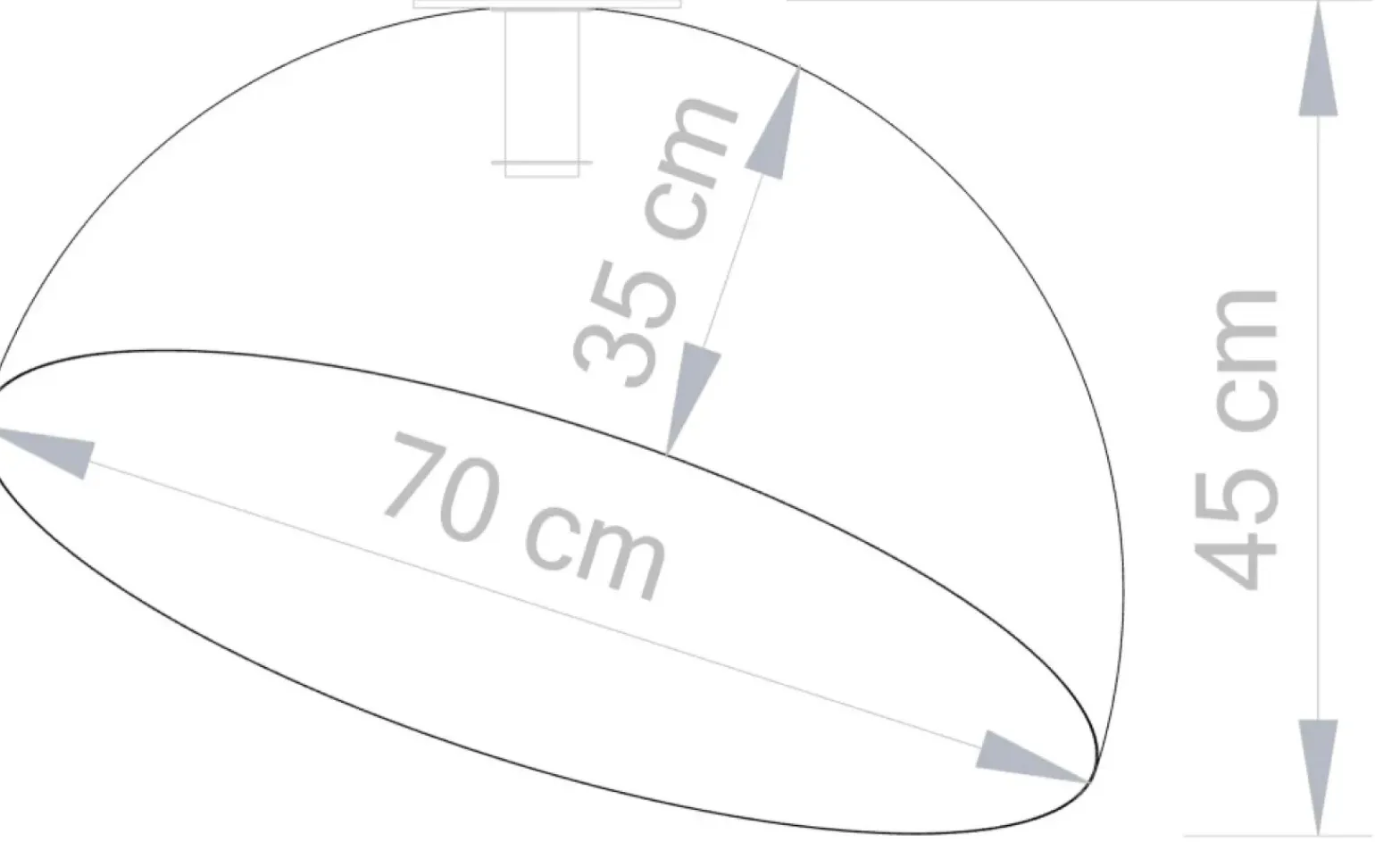 Cheap Kopułowy plafon do nowoczesnego wnętrza SIG 32460 - SFERA 70 B/MIEDŹ Żyrandole Nowoczesne