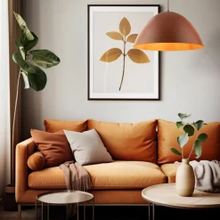 Best Sale Kopułowy zwis w kolorze ceglanym TK 10260 FARO BRICK | Kaja Żyrandole Nowoczesne