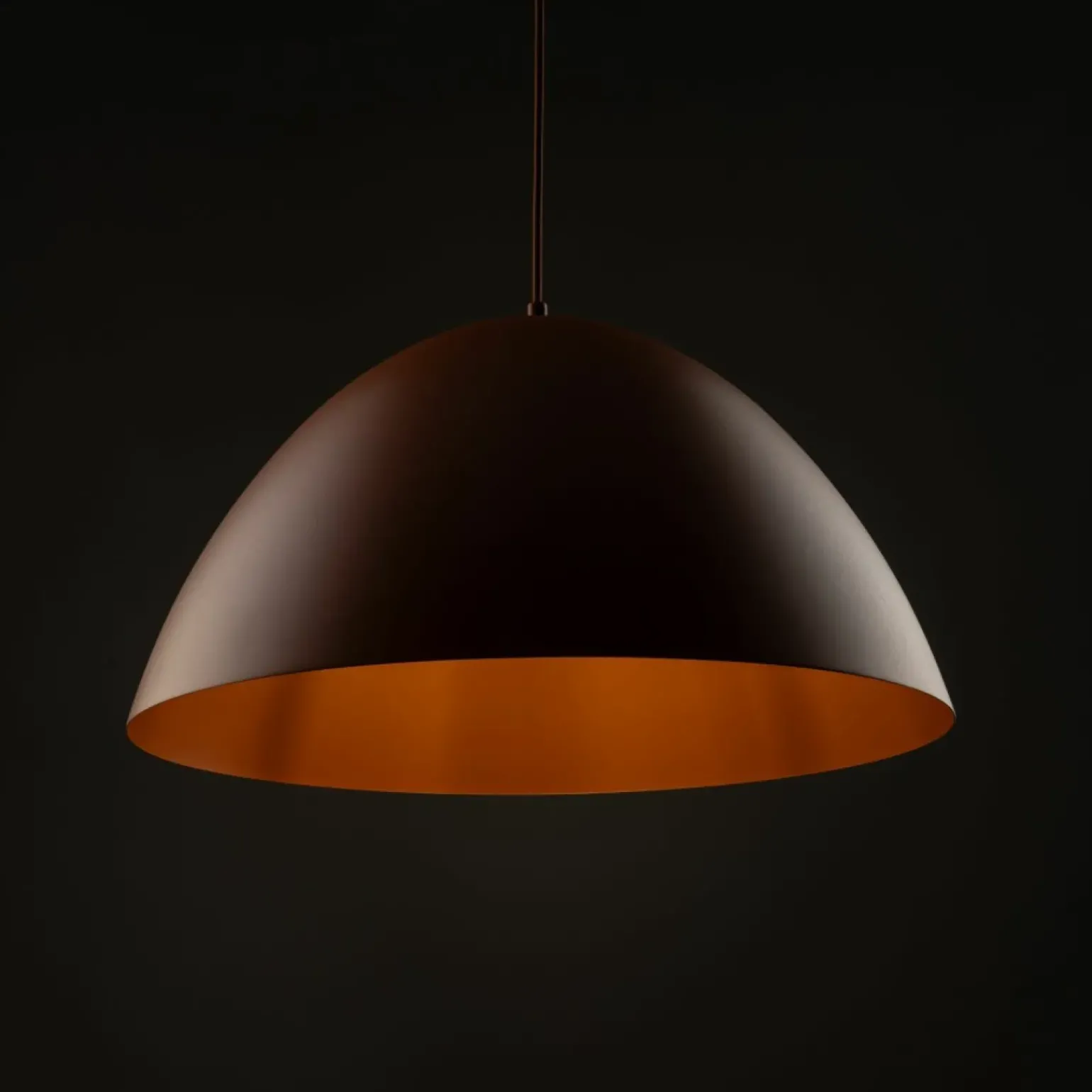 Best Sale Kopułowy zwis w kolorze ceglanym TK 10260 FARO BRICK | Kaja Żyrandole Nowoczesne