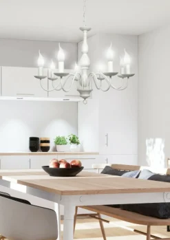 Sklep Kaja Kremowa lampa w kształcie świecznika 38-96510 BELLAGIO | Kaja